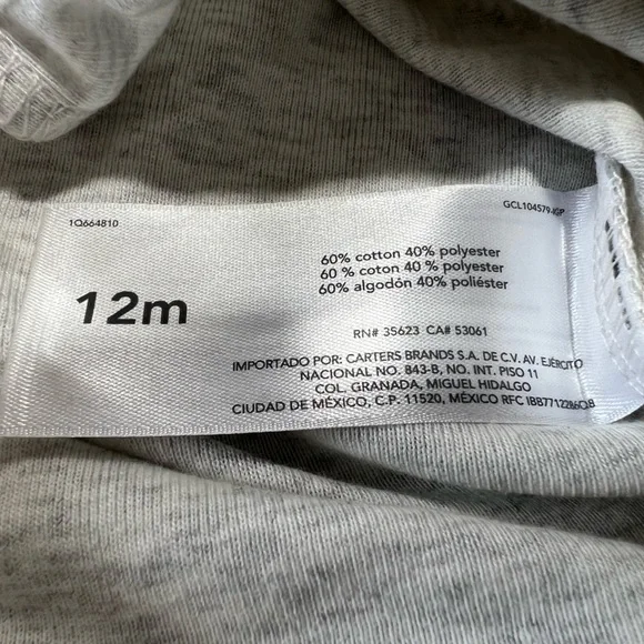 NWT Carter's Child of Mine Baby Unisex Bodysuits, 3-Pack, 12m - Picture 9 of 12